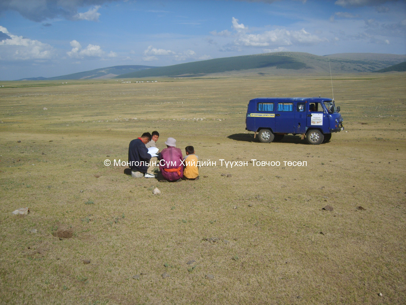 Судалгааны баг судалгаа хийж буй зураг 